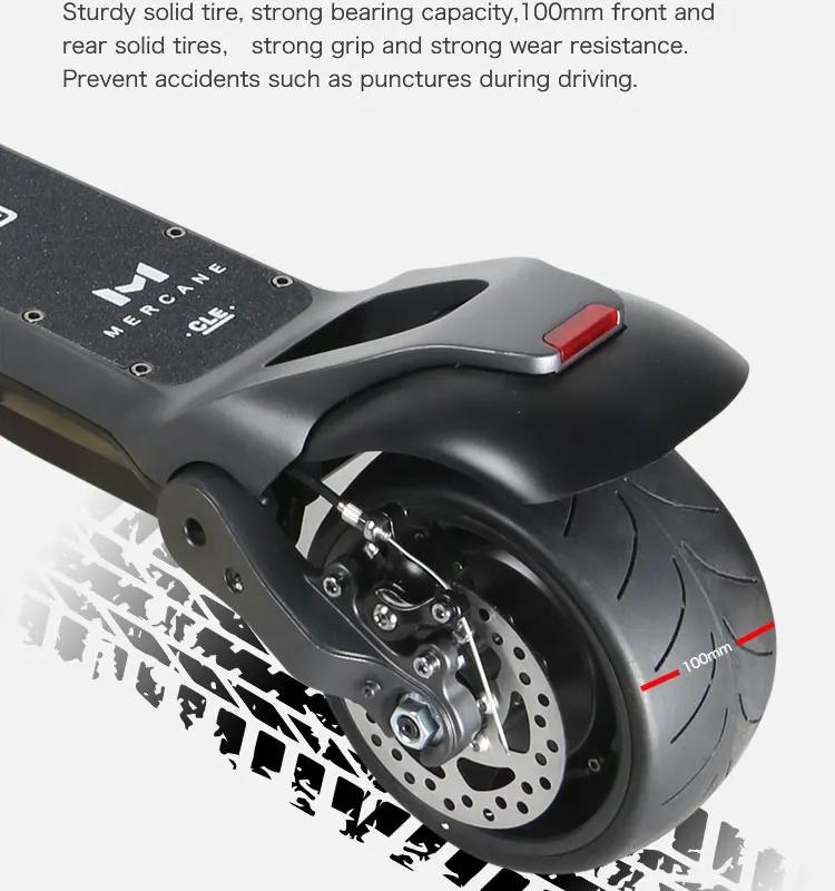 EU/US Warehouse 1000W Power Dual Motor Mercane Wide Wheel Pro Version 4 Foldable Electric Kick Scooter for Adult