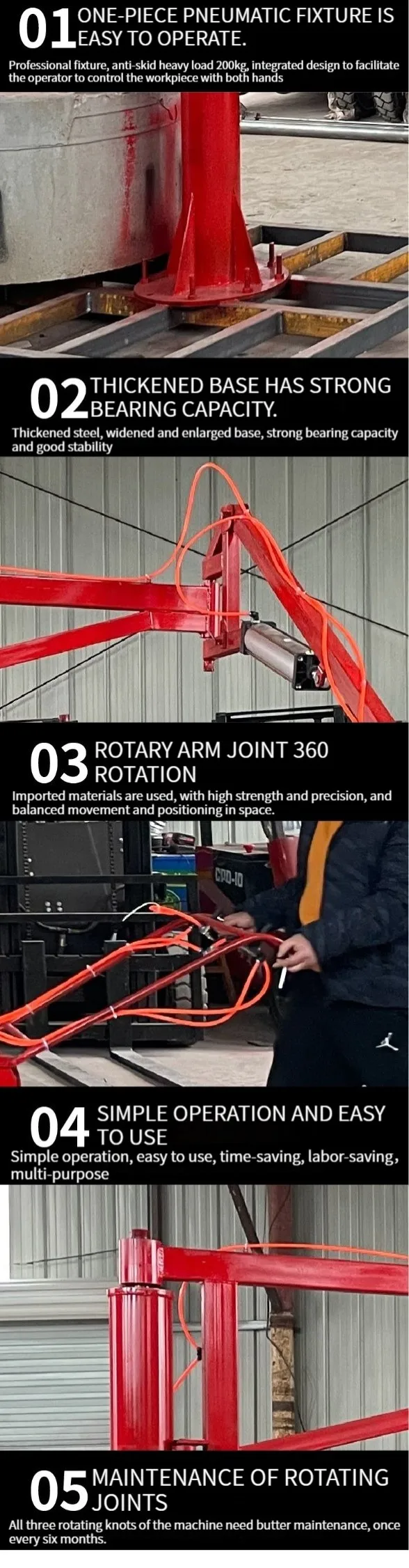 Power Mechanical Gripper Pneumatic Mechanical Gripper Cement Chemical