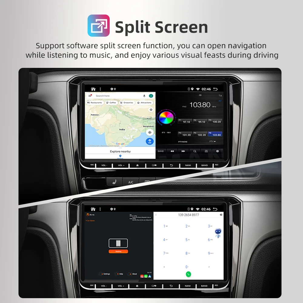 Jmance Android Player Car 9 Inch For Vw Volkswagen Radio Stereo Carplay