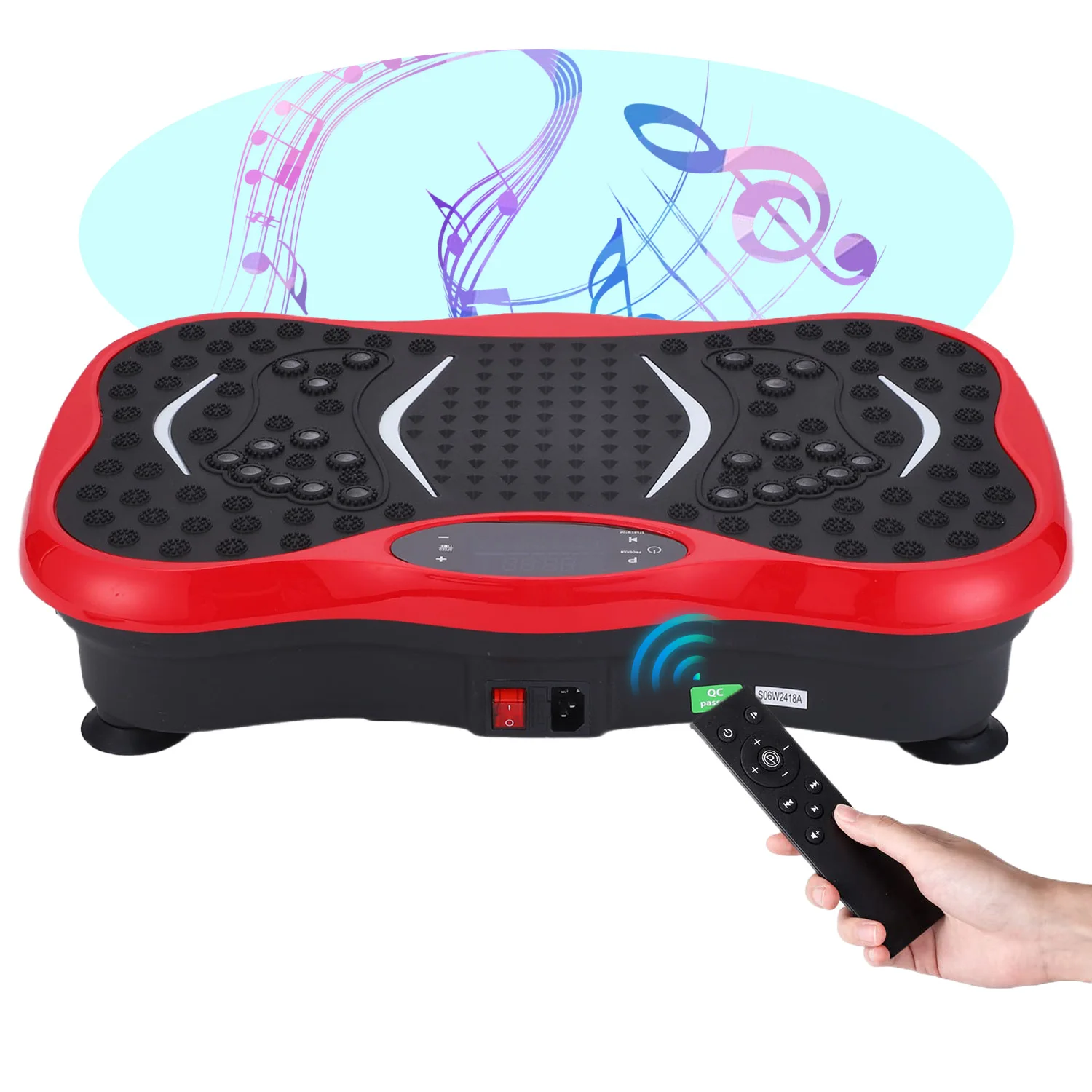Professional Small Fitness Blue Tooth Vibration Plate Portable Exercise Vibration Platform Machine
