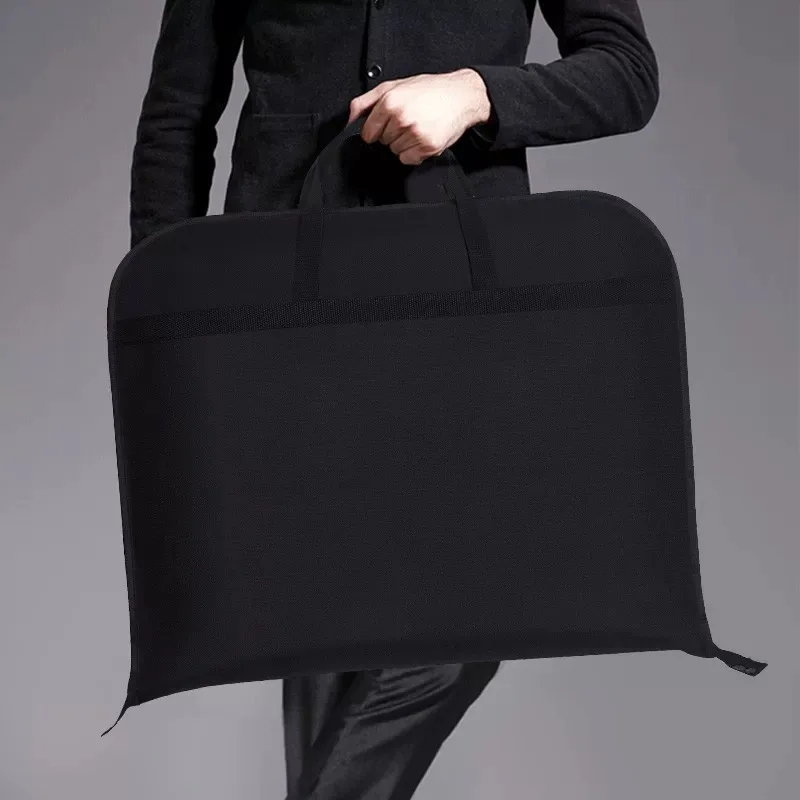 High quality wholesale garment bags with new material eco friendly 420D polyester garment bag luxury style for men clothes