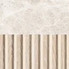 Whitewashed Oak/ White Emperador Marble
