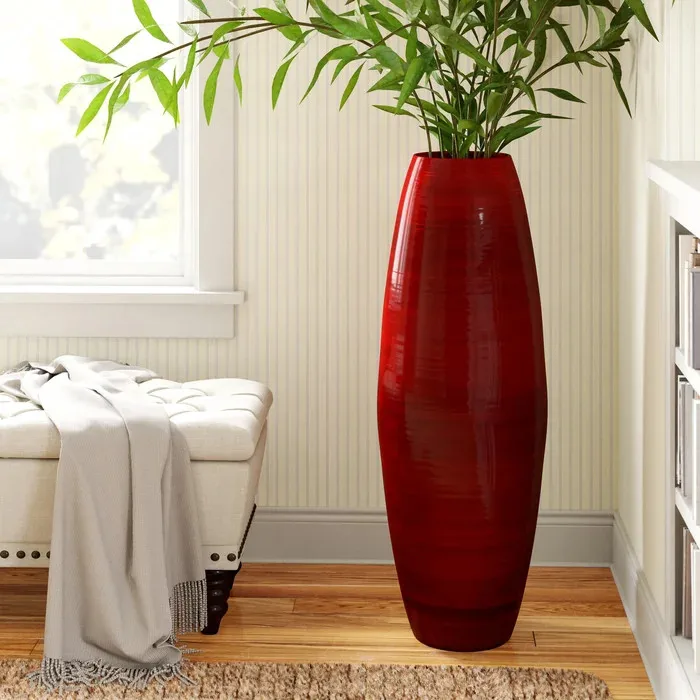 Customized Color Bamboo Tall Floor Vase - Buy Floor Vase Floor Vase ...