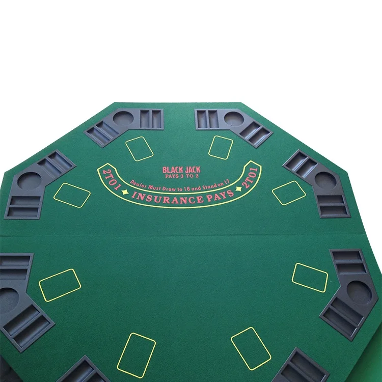 
 Роскошный дешевый персонализированный покерный стол на 8 мест для казино, складной для продажи  