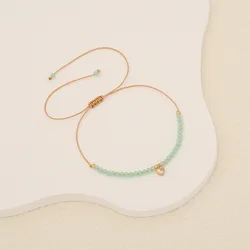 2025 Fashion 18K Gold Plated Beaded Bracelet Bohemian Crystal