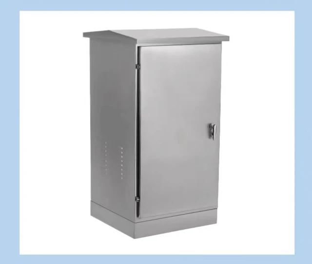 Customized stainless steel network cabinet, 22U floor-to-ceiling function exchange box, weak current monitoring cabinet