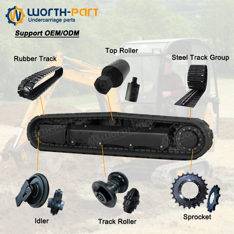ZX30 Bottom Roller Track Roller for Hitachi Mini Excavators