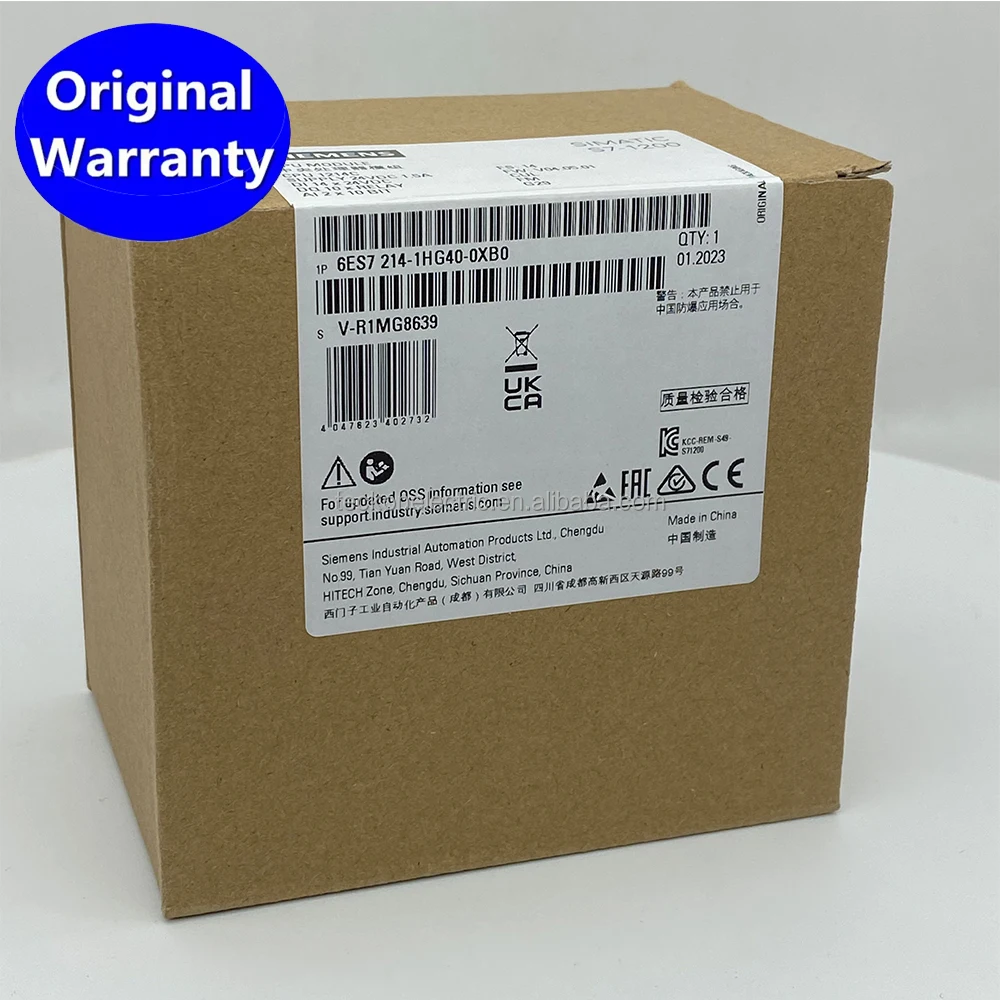 6ES7214-1HG40-0XB0 SIMATIC S7-1200 CPU 1214C کامپکت CPU PLC 1200 6ES7214