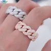 Rose Gold-iced out ring