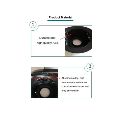 ShineUs Matte Black Fuel Door Replacement For 2008-2019 Dodge Challenger - Aluminum Alloy, Anti-Rust