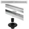 Tubo di scarico dritto standard americano con finitura spazzolata - 60055 mm