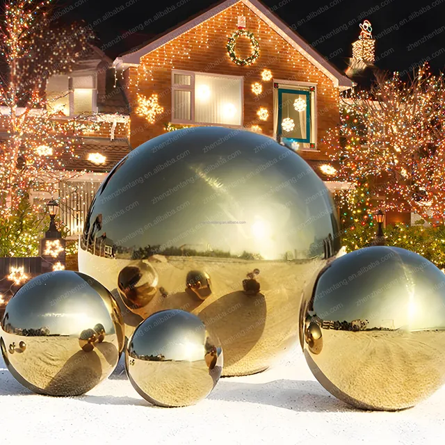 PVC large reflective Inflatable mirror balls large shiny balls for disco, Christmas, wedding and party decorations