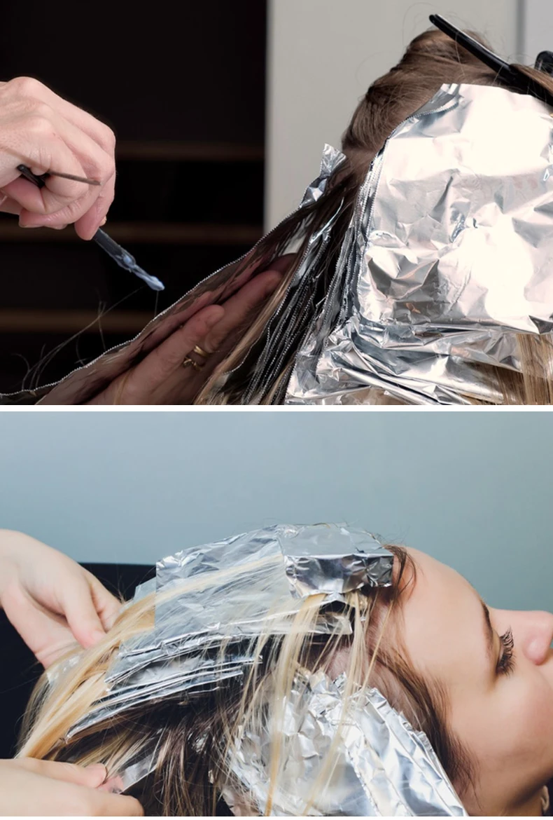 Hairdressing Pre Cut Foil Pop Up Foils For Hair Color Aluminum