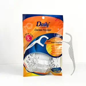 Daily Care High Cost-effectiveness Multi Functional Toothpick Easy Use High Strength Dental Floss Pick for Oral Hygiene