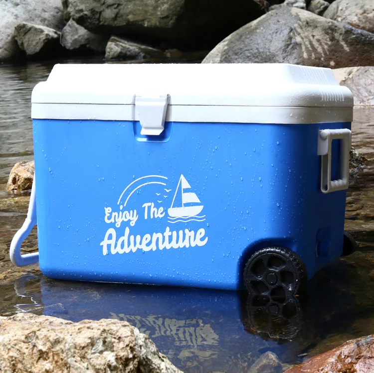 Gint 50l Ice Cooler Box For Outdoor Camping Cooler Box Portable With