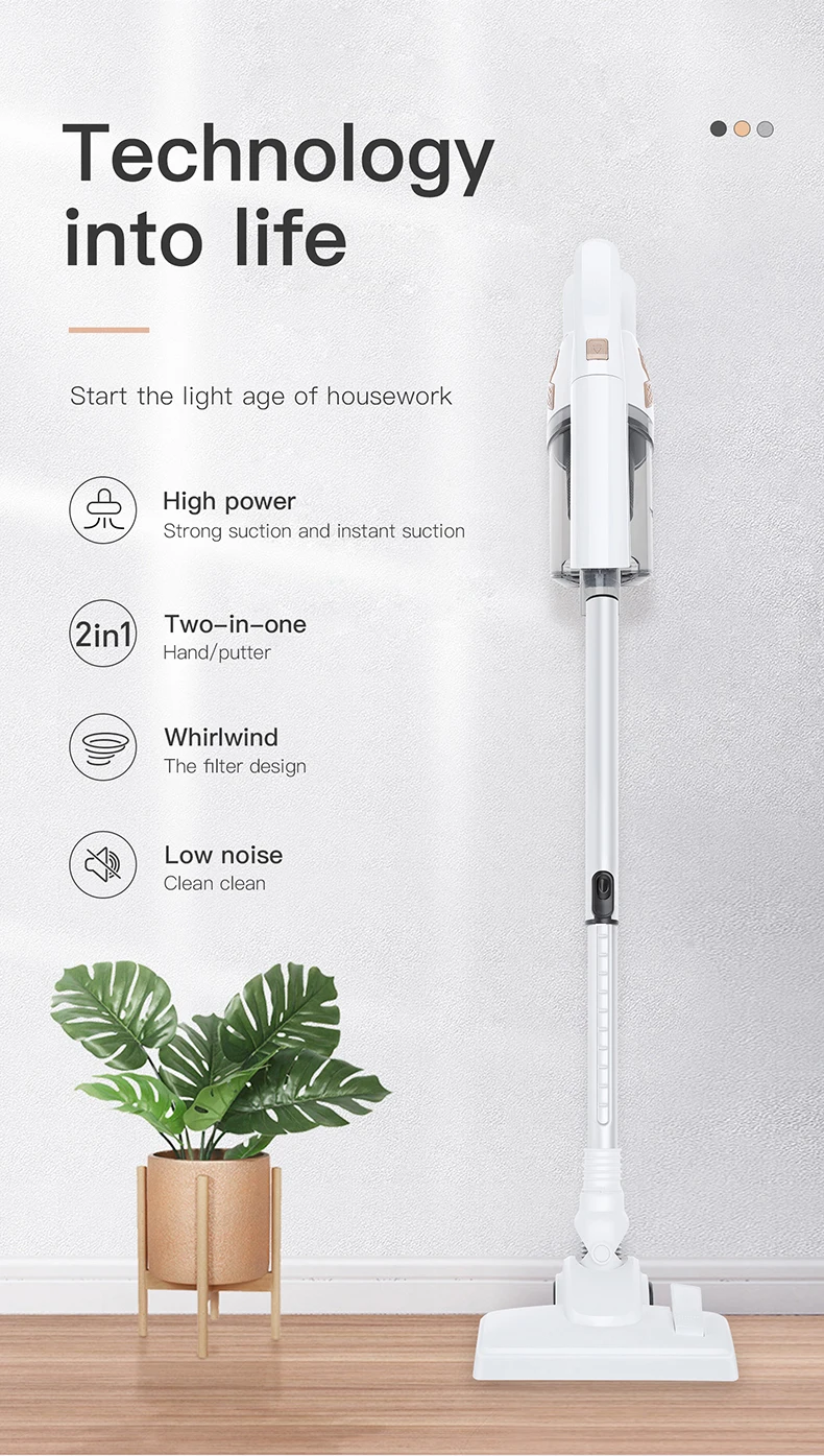 2021 New Product Two In One Household Usage Wireless Wet And Dry Handheld Vacuum Cleaners