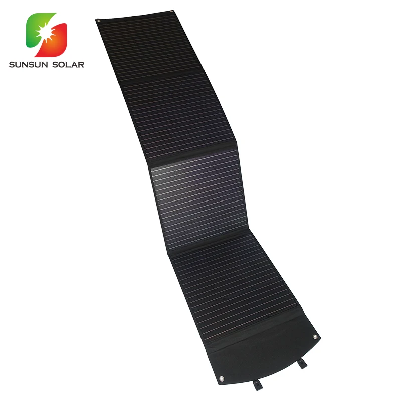 Водонепроницаемое тканевое портативное складное одеяло 200 Вт Складная солнечная панель для путешествий кемпинга