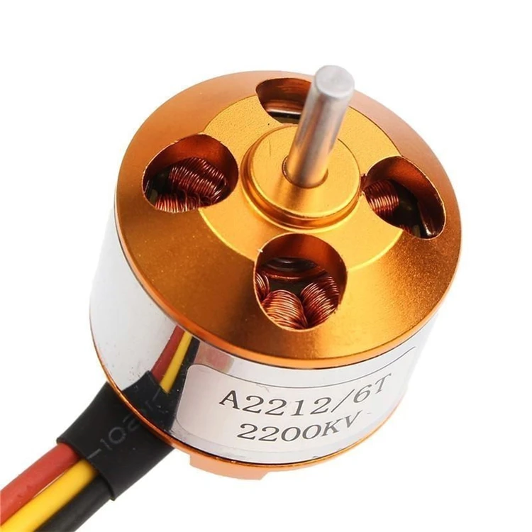 KEESIN A2212/6T 2200KV Borstelloze Outrunner Motor Met Bevestigingsset – Voor RC Vliegtuigen En Quads
