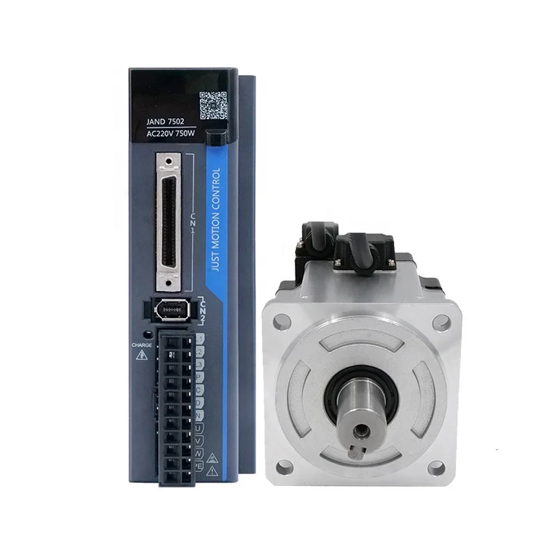 80JASM507230K-17B + JAND7502-20B Высокое качество 220V 750 Вт серводвигатель переменного тока и драйвер комплект