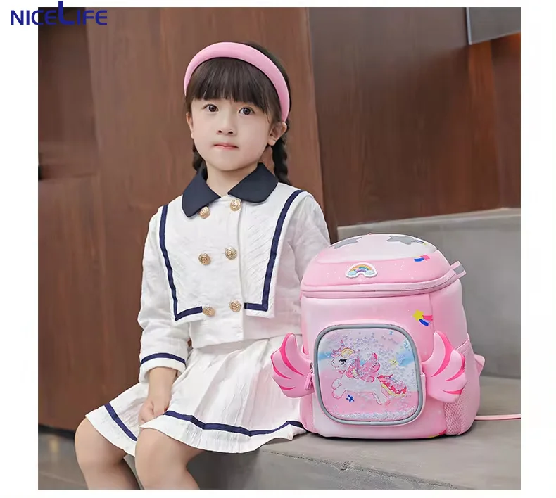 Unisex Lightweight Anti-Theft GPS Backpack for Preschool Kindergarten Little Kid Toddler School Nylon Lining Zipper Closure