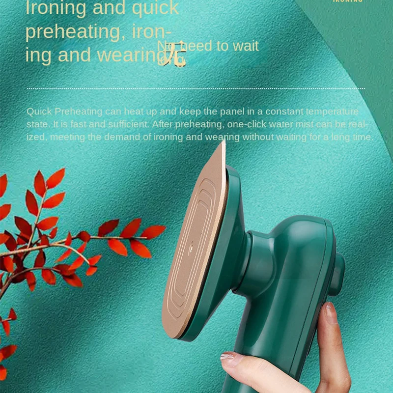 Hot Selling Plastic Travel Electric Portable Dry Handheld Mini Micro Steam Iron