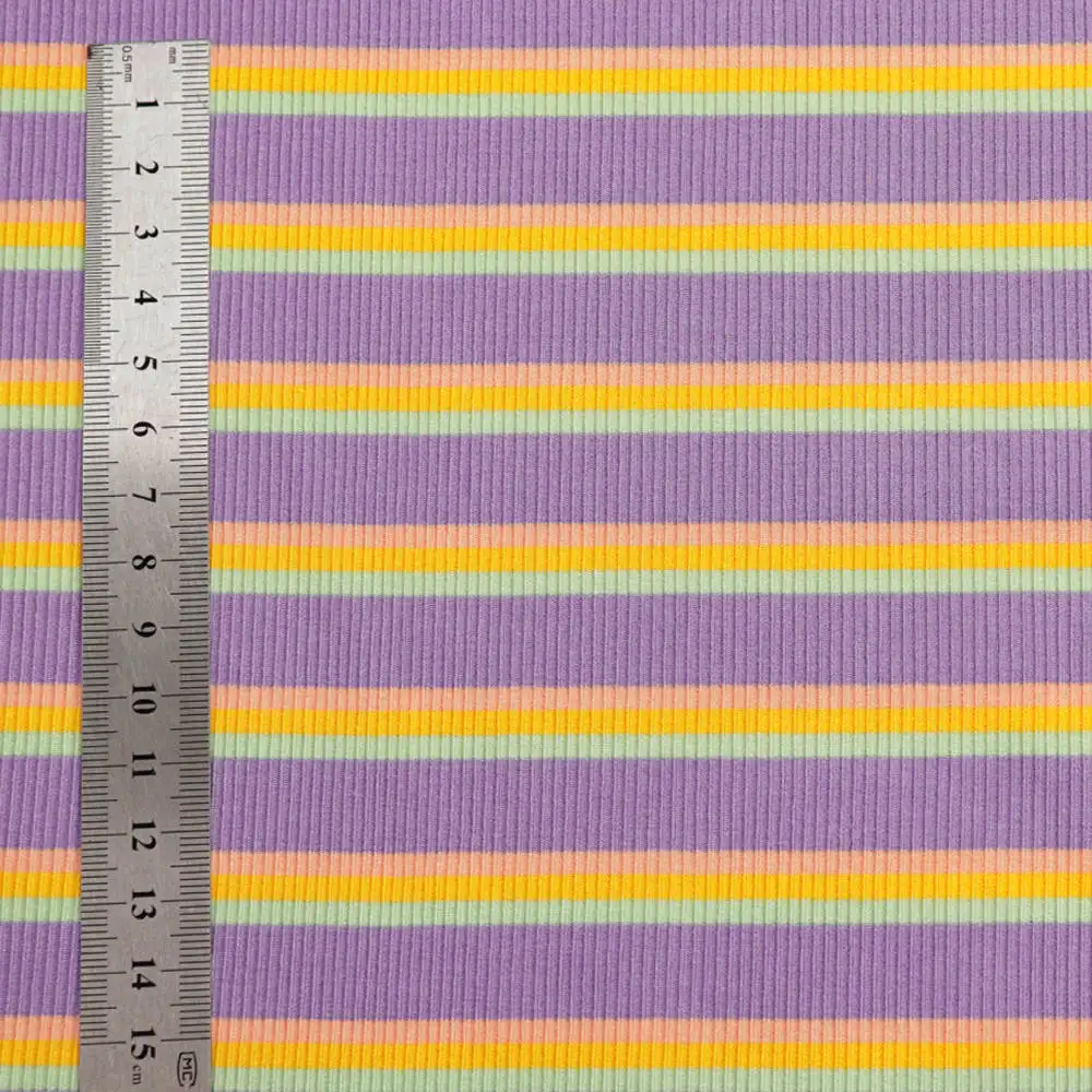 Точечная оптовая продажа, дешевая цена, поставщик полосатых тканей, трикотажная ребристая ткань, подходящая для дна рубашки, платья, ткань