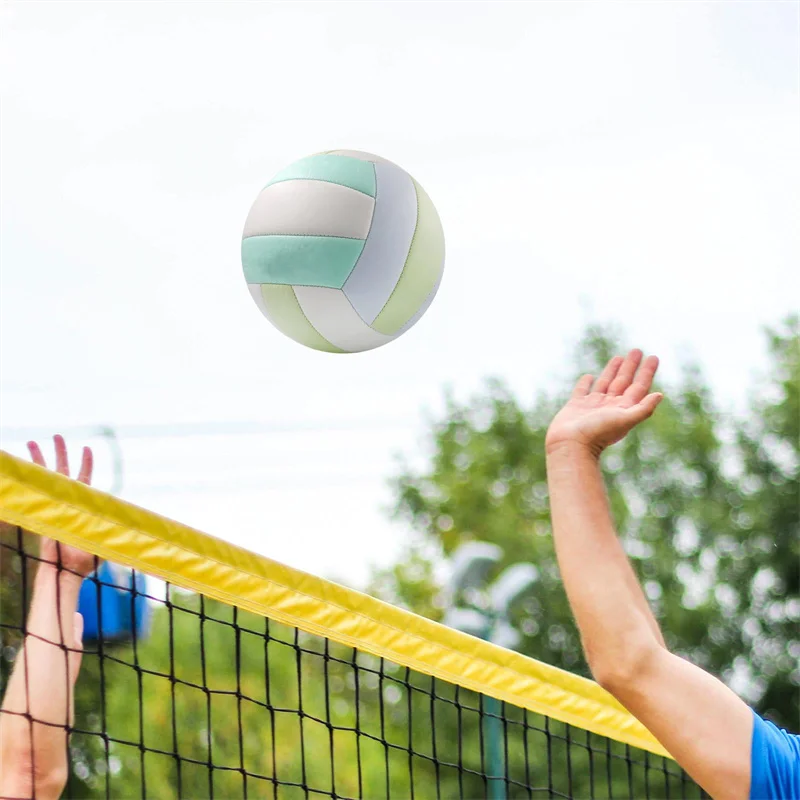 Patiassy Volleyballnetz Set - Offizielle Größe 9,5x1m Mit 4 Schlägern & Transporttasche