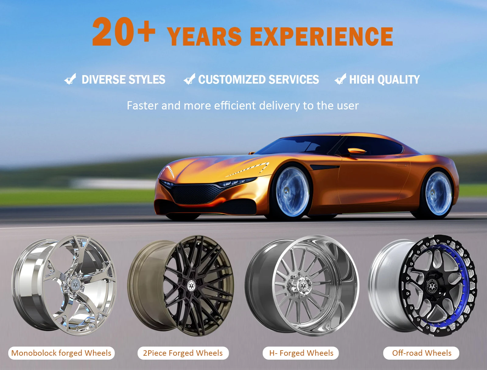 Uniqe Rims Custom Forged Car Wheels - Durable & Stylish Options
