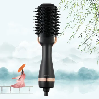 Multi-functional 3 in 1 Salon Ionic Hot air Brush 1000W High Power Hot air Brush Hair Dryer
