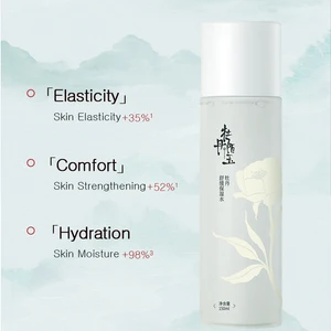 Facial Care Oriental Ingredients Peony Plant Extract Liquid Deep Cleaning Refreshing Rich Moisturizing Toner for Sensitive Dry