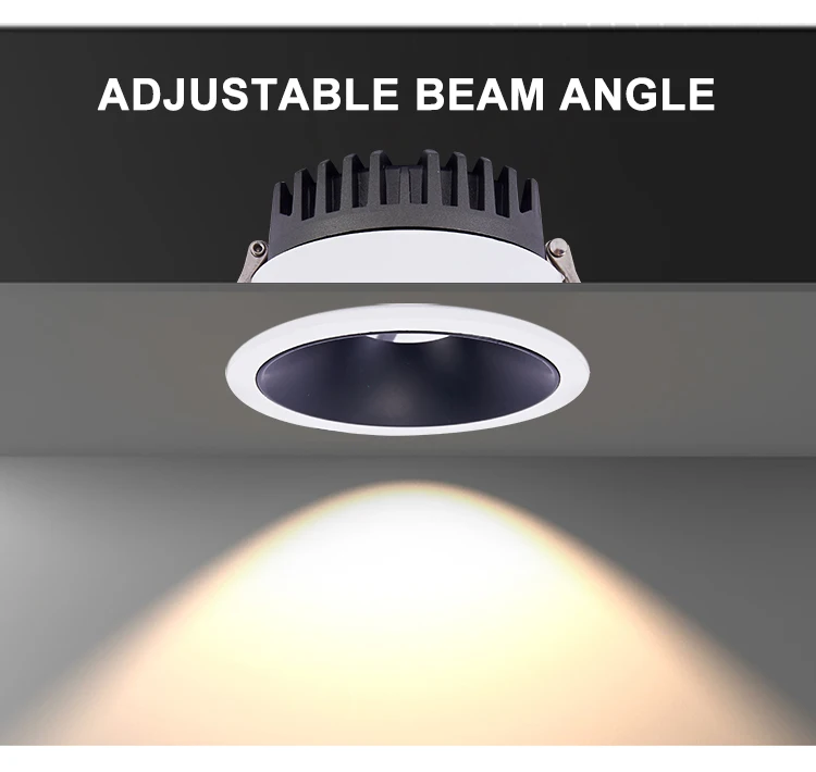 Corrosion Resistant 10W Ceiling Light Recessed Spot Light Adjustable Angle LED Spot Light LED Downlight