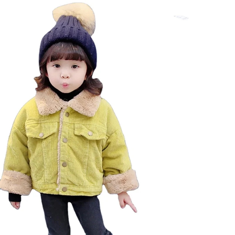 Оптовая продажа новое плюшевое Детское пальто для мальчиков осенне-зимнее Новое