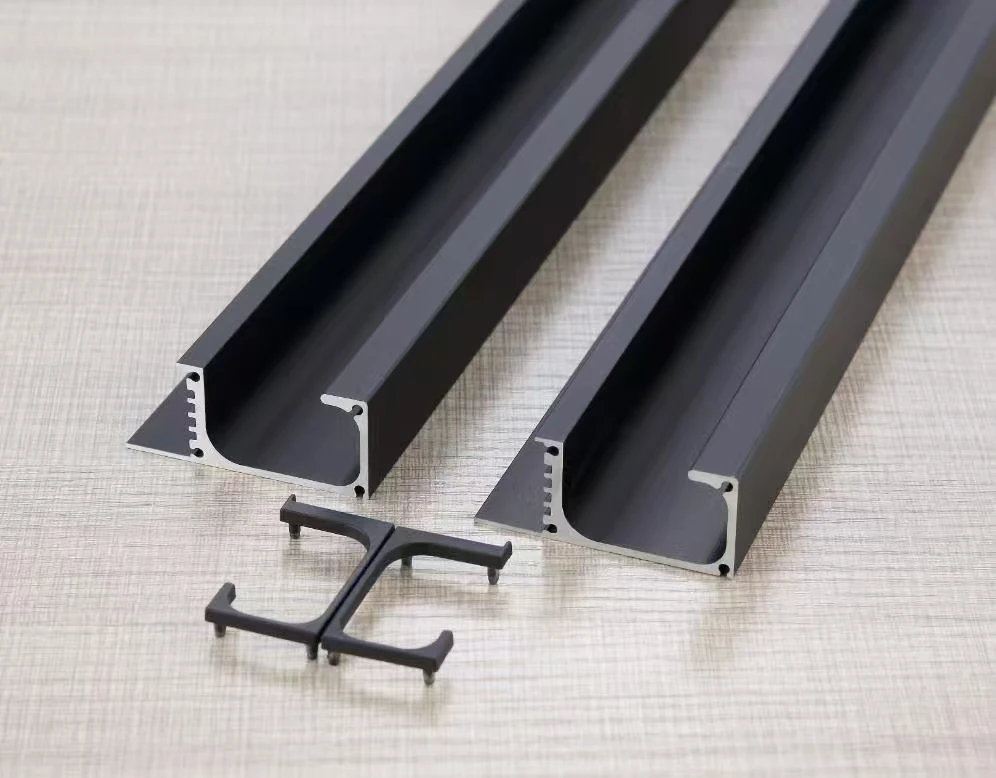 Gola Profile With Handleless Kitchen Doors Aluminum Profile for Cabinet Door