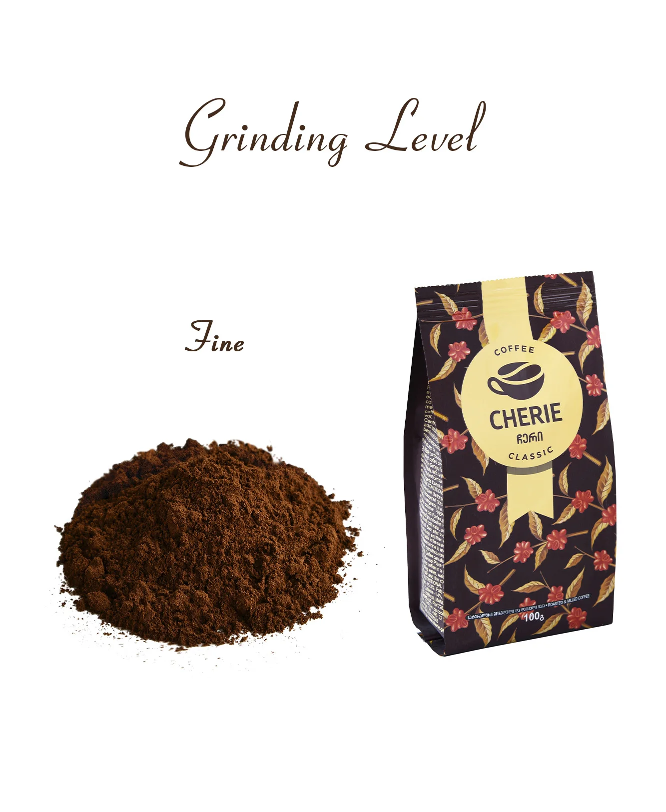 100 Pure Arabica Coffees Cherie Classic Ground Coffee Medium Roast