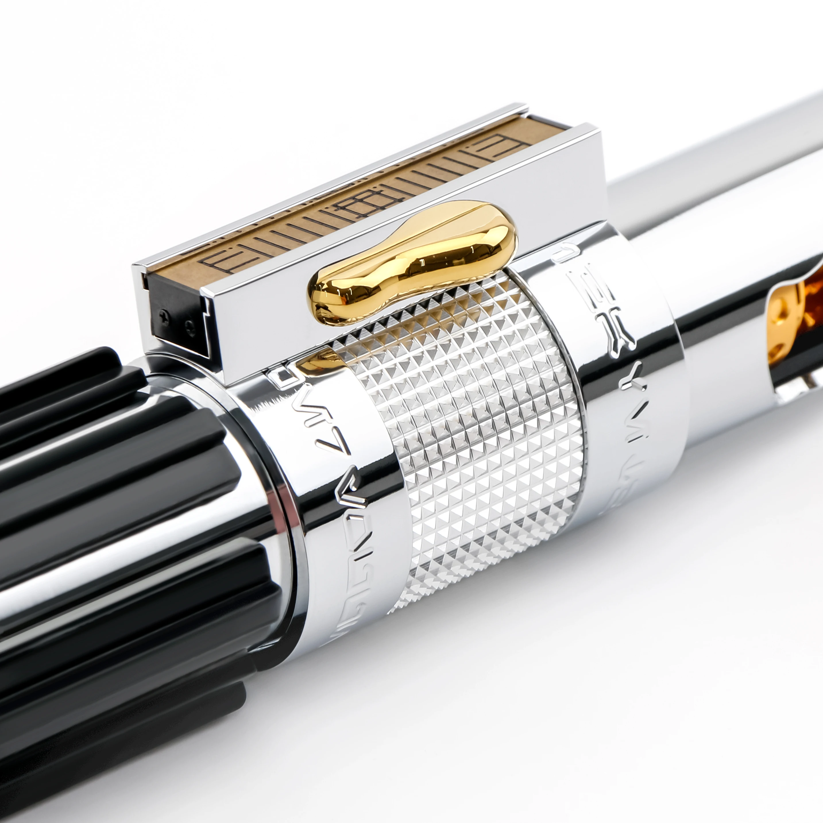Txqsaber Knightfall Silver Black Lightsaber - Neopixel Dueling