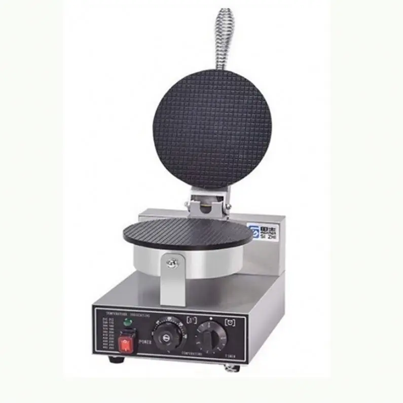 TEBAK High Efficiency Easy Operation Restaurant User Stainless Steel Waffle Cone Maker Machine Ice Cream Cone Baker 220V