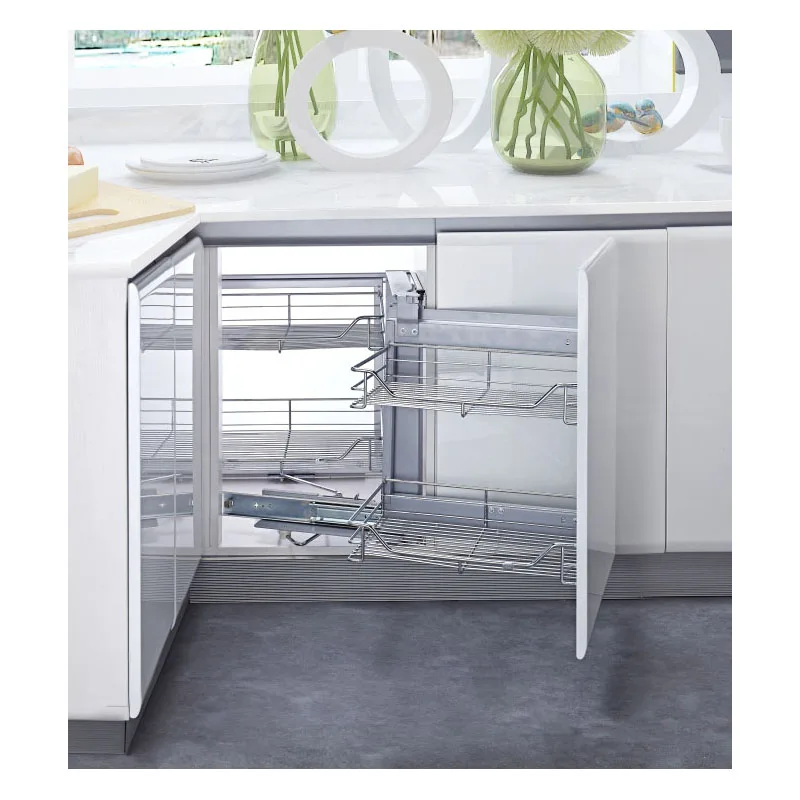 Stainless Steel Kitchen Seasoning Storage Drain Rack Kitchen Corner ...