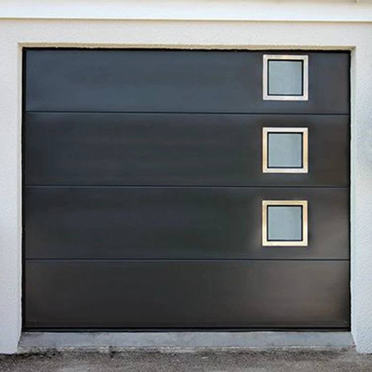 Remote Control Horizontal Sliding Folding Aluminum Glass Garage Doors Sectional Rolling up Garage Door