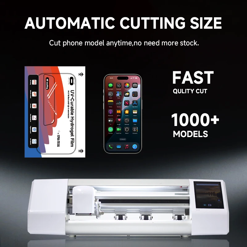 product new design high quality ar uv pet hydrogel screen protector 25d 3d hd hydrogel curing screen protector cutting films-6