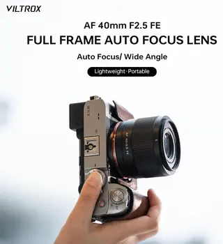 VILTROX 40mm F2.5 F/2.5 AF Lens for Sony E Mount, Wide-Angle Full-Frame Auto Focus Lens Compatible with Sony E-Mount Cameras detail image
