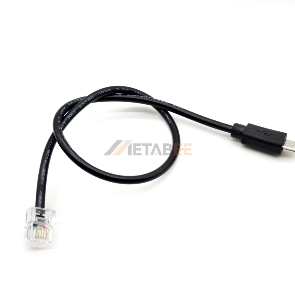 RJ12 to Micro USB Serial Adapter with 30cm Cable