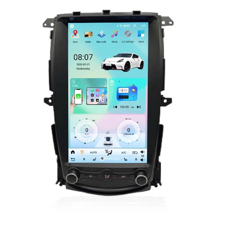 STWEI 13.8'' Android14 Car Radio GPS Navi Multimedia Player for