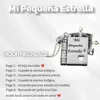 Libro plateado "Hija Estrella" - Español