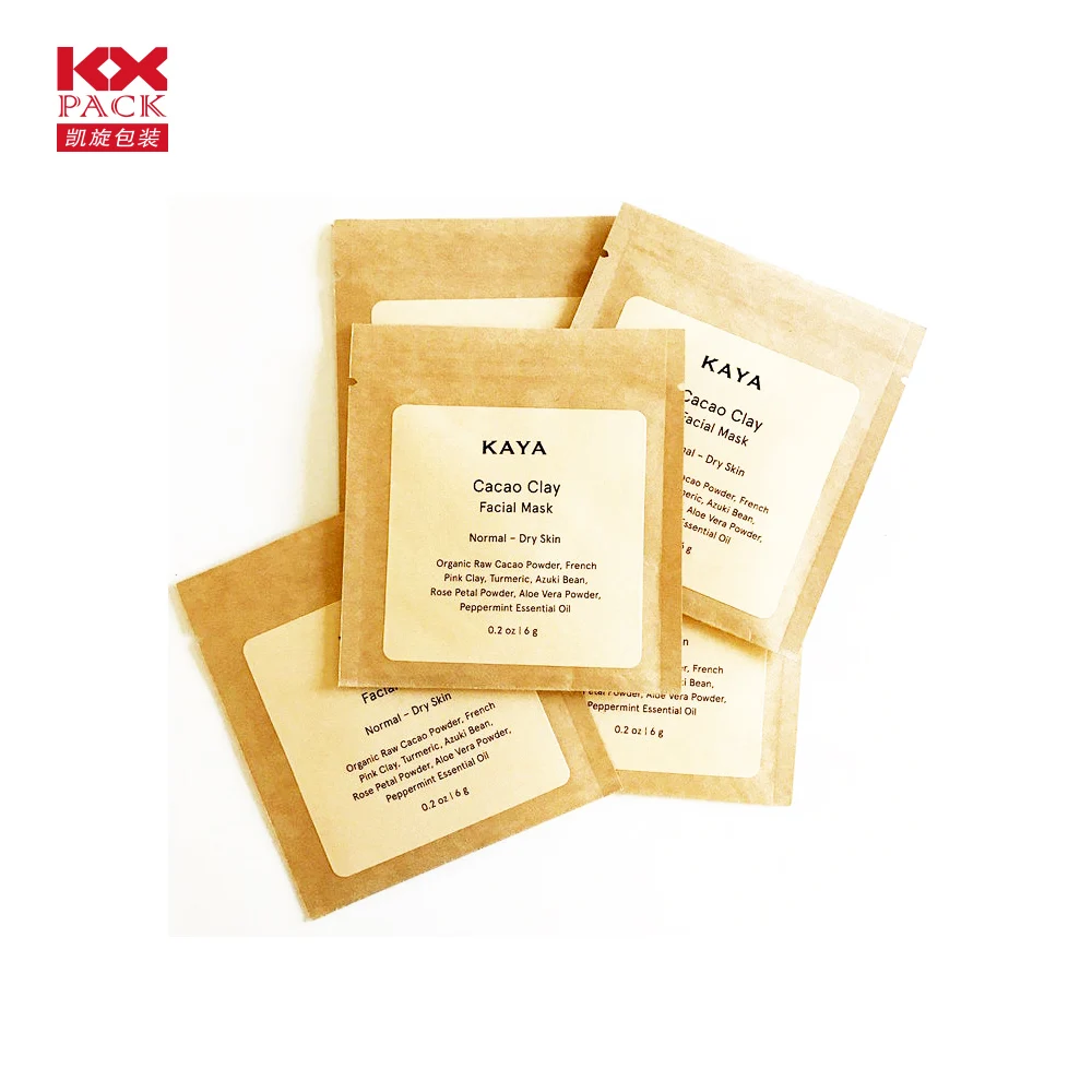 Kraft Paper Bag Foil Cheap Zipper Pouch For Tea Gift Snack Small Sachet Bag For Individual Packing Bag Buy Kraft Paper Bag 3 Side Sealed Pouch For Drip Coffee Packing Packaging Material