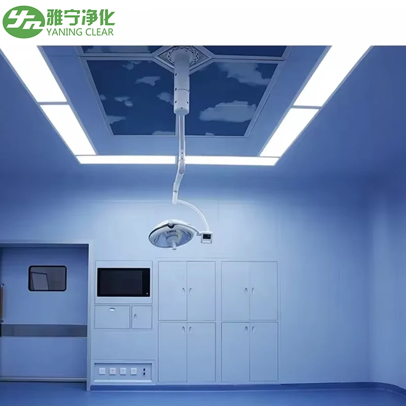 Hepa Ceiling Module Laminar Air Cleaning Equipment 100 Class Air Laminar Flow Ceiling for Hospital Theater