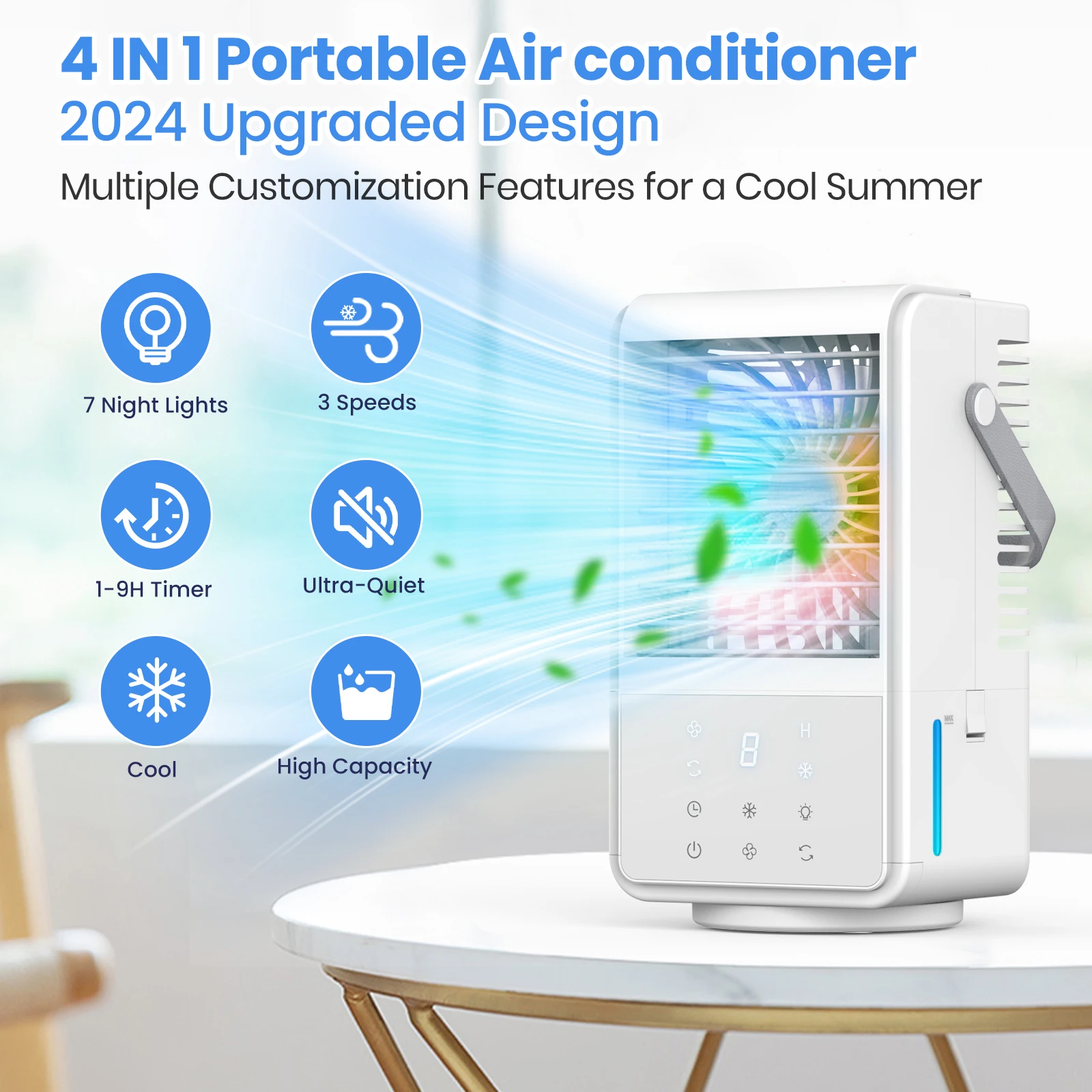 YP16 Portable Air Cooler Fan, in Evaporative Air