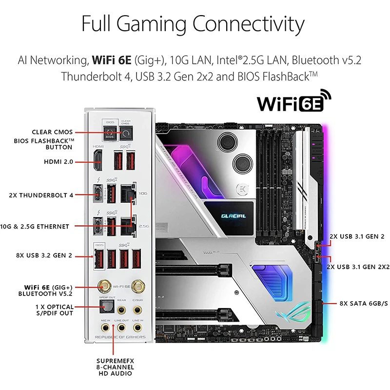 Intel Z590 Asus Maximus Xiii Extreme Glacial ASUS ROG Maximus XIII