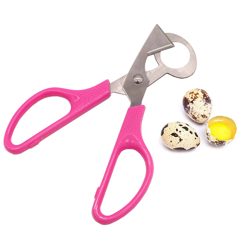 RNL RabbitNippLes Stainless Steel Quail Egg Scissors – 4 Pack, Green Handles