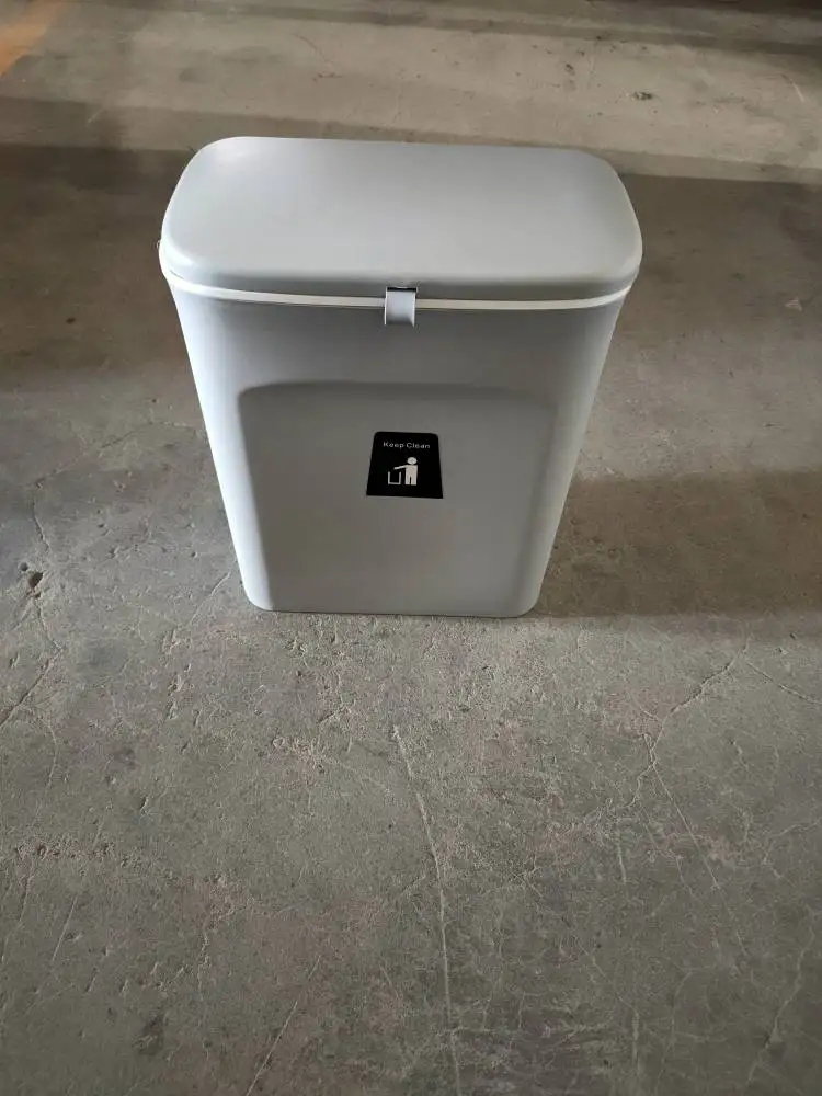 Ds1062 7/9l Bathroom Garbage Can Wall Wall Mounted Waste Bin Food Waste
