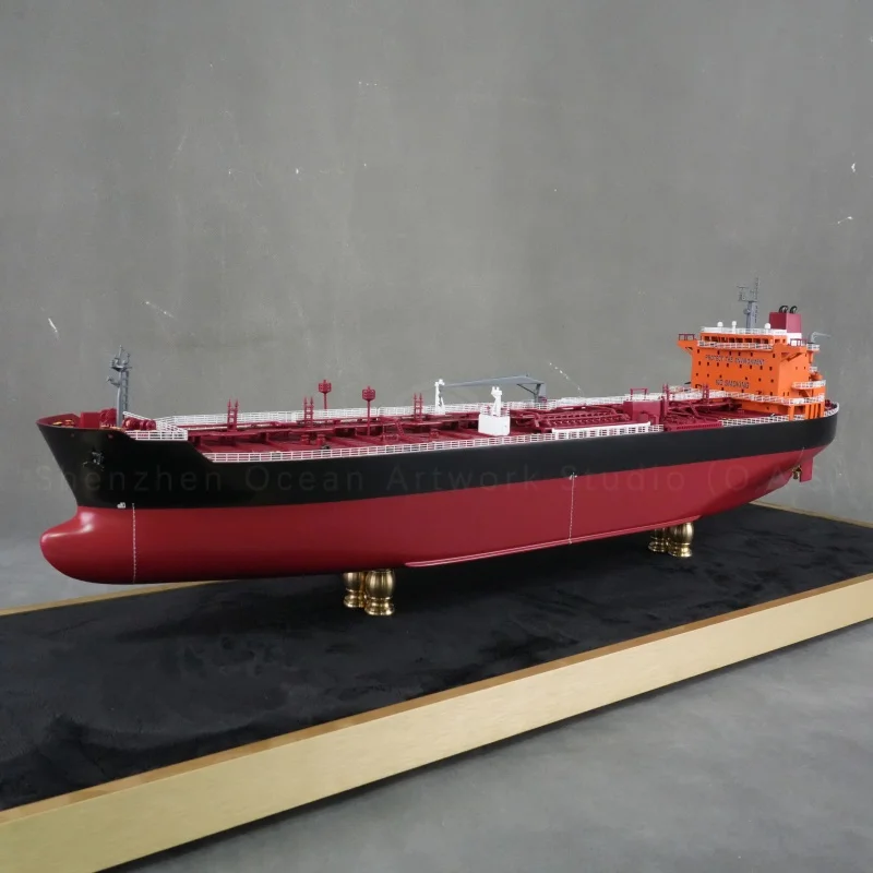 【LAC】O.A.S  Factory Model Customized 80cm Oil Ship Model Making Beautiful Souvenir Gift for Shipping